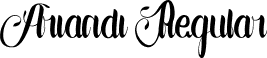 Ariandi Regular font - Ariandi.ttf