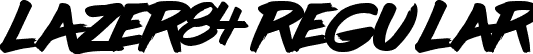 lazer84 Regular font - Lazer84.ttf