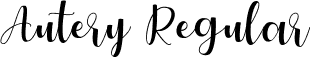 Autery Regular font - Autery.ttf