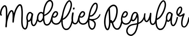 Madelief Regular font - Madelief.ttf