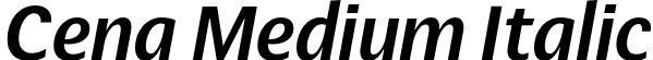 Cena Medium Italic font - SevenType - Cena Medium Italic.otf