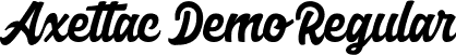 Axettac Demo Regular font - Axettac Demo.ttf