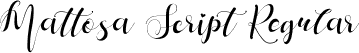 Mattosa Script Regular font - Mattosa Script - TTF.ttf