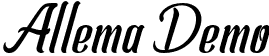 Allema Demo font - Allema Free Demo.otf