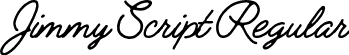 Jimmy Script Regular font - JimmyScript-Rg.otf