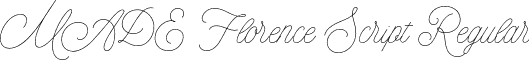 MADE Florence Script Regular font - MADE Florence Script PERSONAL USE.otf