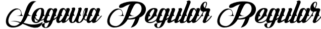 Logawa Regular Regular font - Logawa Regular.otf