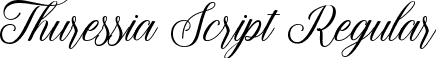 Thuressia Script Regular font - Thuressia.ttf