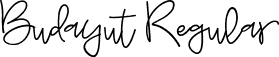 Budayut Regular font - Budayut.ttf