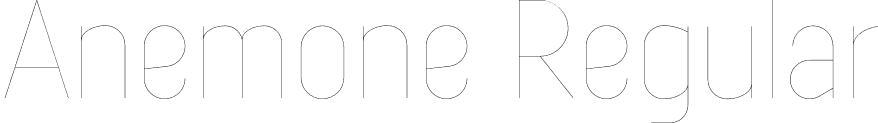 Anemone Regular font - Anemone.otf