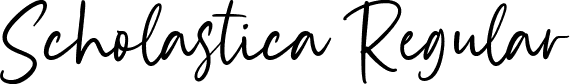 Scholastica Regular font - Scholastica.ttf