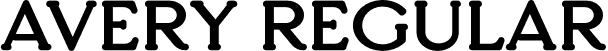 Avery Regular font - Avery.otf