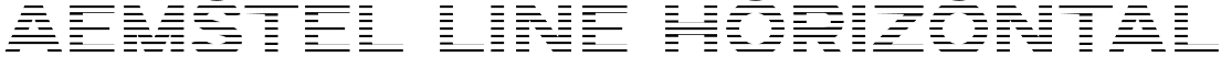 Aemstel Line Horizontal font - Aemstel-LineHorizontal.ttf