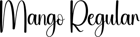 Mango Regular font - Mango.otf