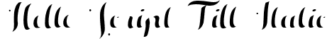 Hello Script Fill Italic font - Hello-Script-Fill-trial.ttf