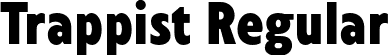 Trappist Regular font - Trappist-Regular.otf