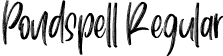 Pondspell Regular font - Pondspell.ttf