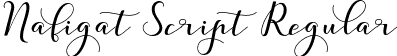 Nafigat Script Regular font - Nafigat Script.otf
