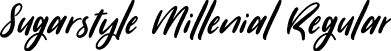 Sugarstyle Millenial Regular font - SugarstyleMillenial-Regular.ttf