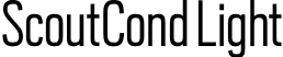 ScoutCond Light font - ScoutCond-Light.otf