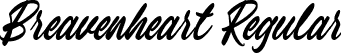 Breavenheart Regular font - Bravenheart Font Free.ttf