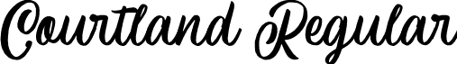 Courtland Regular font - Courtland.otf