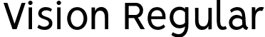 Vision Regular font - Vision.otf