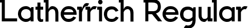 Latherrich Regular font - latherrich-yzmxq.ttf