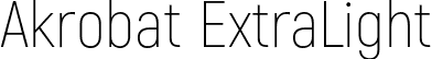 Akrobat ExtraLight font - Akrobat-ExtraLight.otf