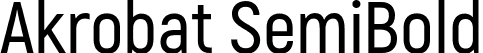 Akrobat SemiBold font - Akrobat-SemiBold.otf