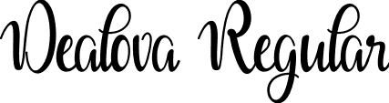 Dealova Regular font - Dealova.ttf