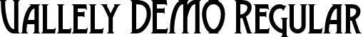 Vallely DEMO Regular font - Vallely.ttf