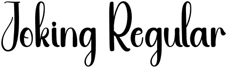 Joking Regular font - Joking.otf