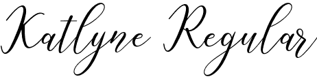 Katlyne Regular font - Katlyne.otf