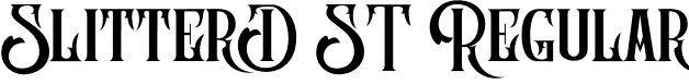 SlitterD ST Regular font - SliterD Strong.otf