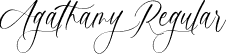 Agathamy Regular font - Agathamy-6YzVD.ttf