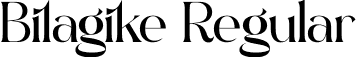 Bilagike Regular font - Bilagike.otf