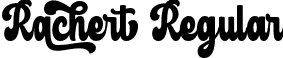 Rachert Regular font - RachertRegular-9YVRZ.otf