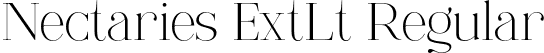 Nectaries ExtLt Regular font - Nectaries Extra Light.otf