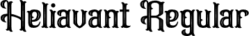 Heliavant Regular font - Heliavant Regular.otf