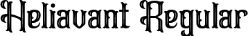 Heliavant Regular font - Heliavant Regular.ttf