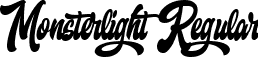 Monsterlight Regular font - Monsterlight.ttf