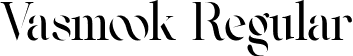 Vasmook Regular font - Vasmook-K7qPW.ttf