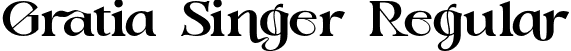 Gratia Singer Regular font - Gratia Singer Regular.otf