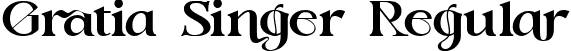 Gratia Singer Regular font - Gratia Singer Regular.ttf