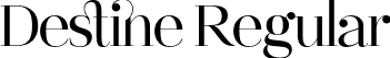 Destine Regular font - Destine Regular.otf