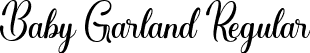 Baby Garland Regular font - Baby Garland.ttf