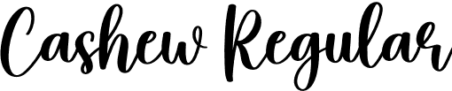 Cashew Regular font - Cashew.otf