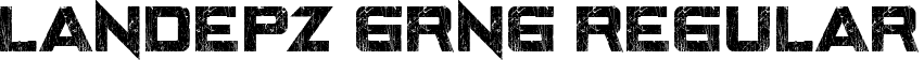 LANDEPZ GRNG Regular font - LANDEPZ GRNG.otf