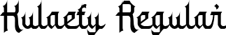 Kulaefy Regular font - Kulaefy.ttf